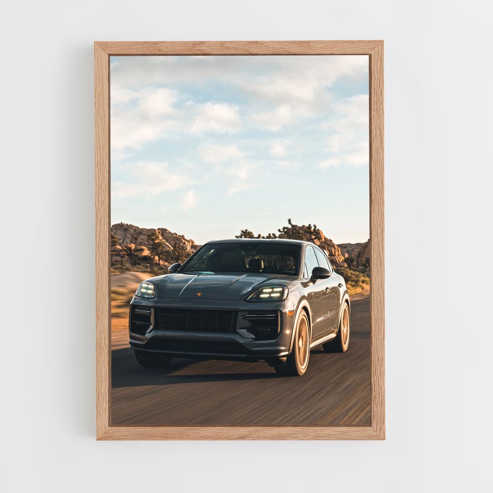 Poster Cayenne turbo gt élégant – affiche Porsche (vue 4)